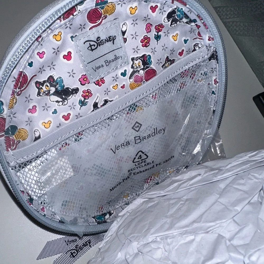 Vera Bradley Disney Mickey Mouse Whimsy Cosmetic Bag | Piccadilly Paisley | NWT